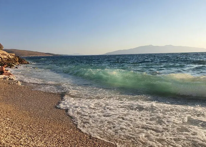 Olea Residence, Luxury Sea View With Private Lägenhet Palasë