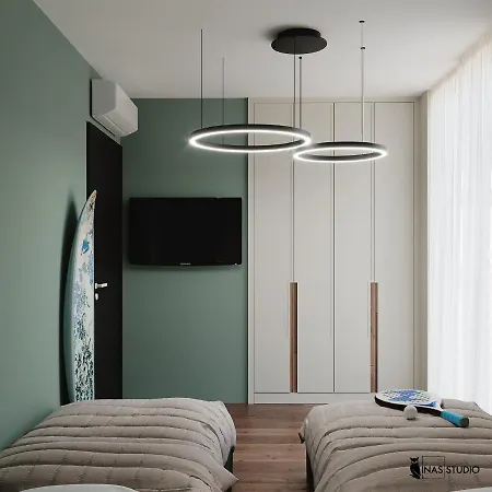 Apartament Olea Residence, Luxury Sea View With Private Palasë