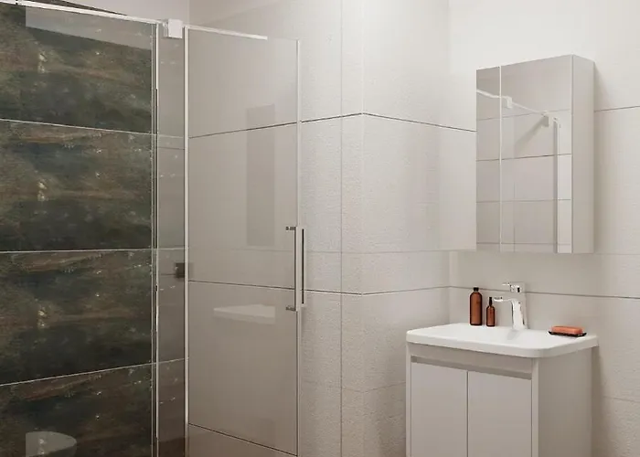 Apartamento Olea Residence, Luxury Sea View With Private Palasë